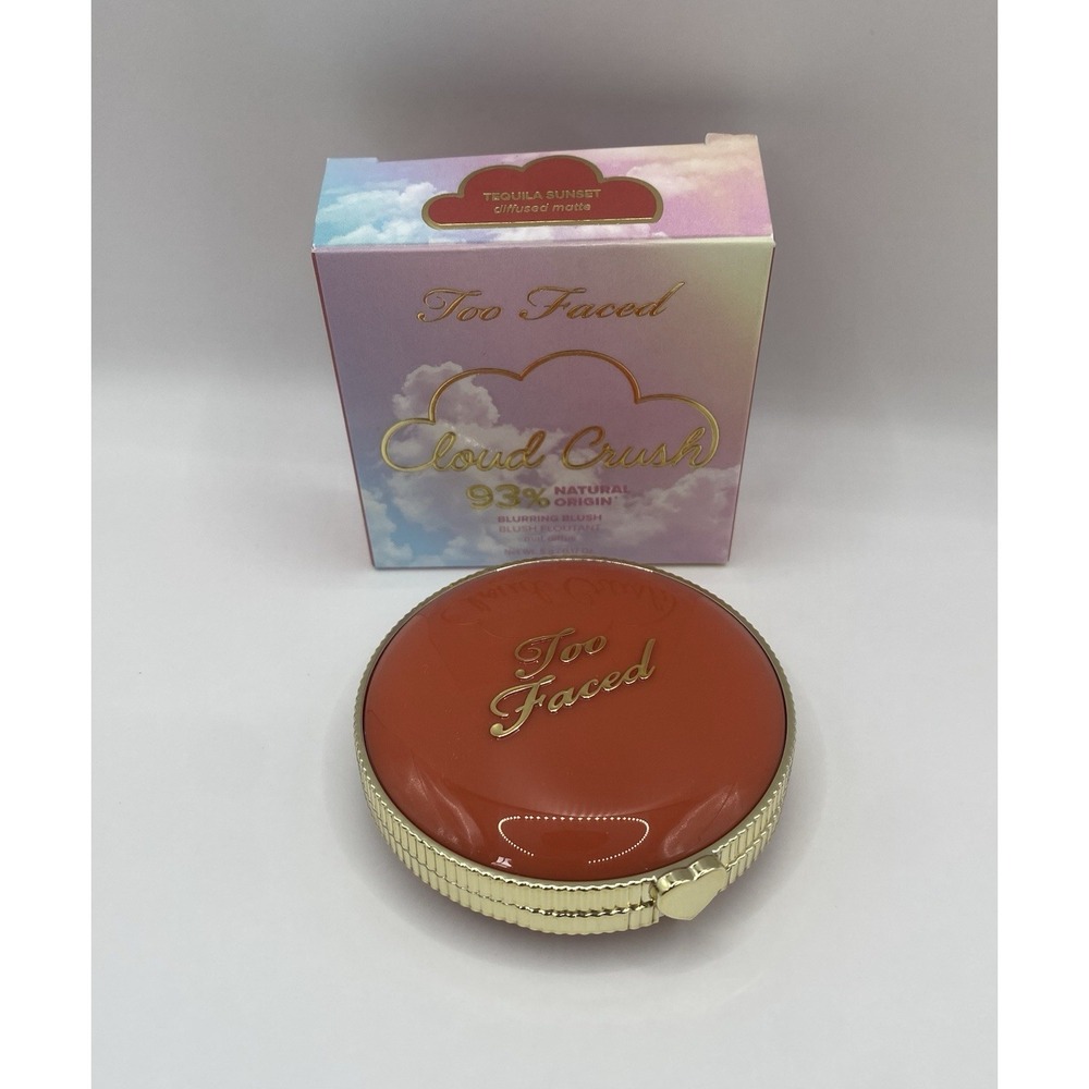 Too Faced Cloud Crush Blurring Blush Tequila Sunset Diffused Matte 5 g New - Picture 13 of 16